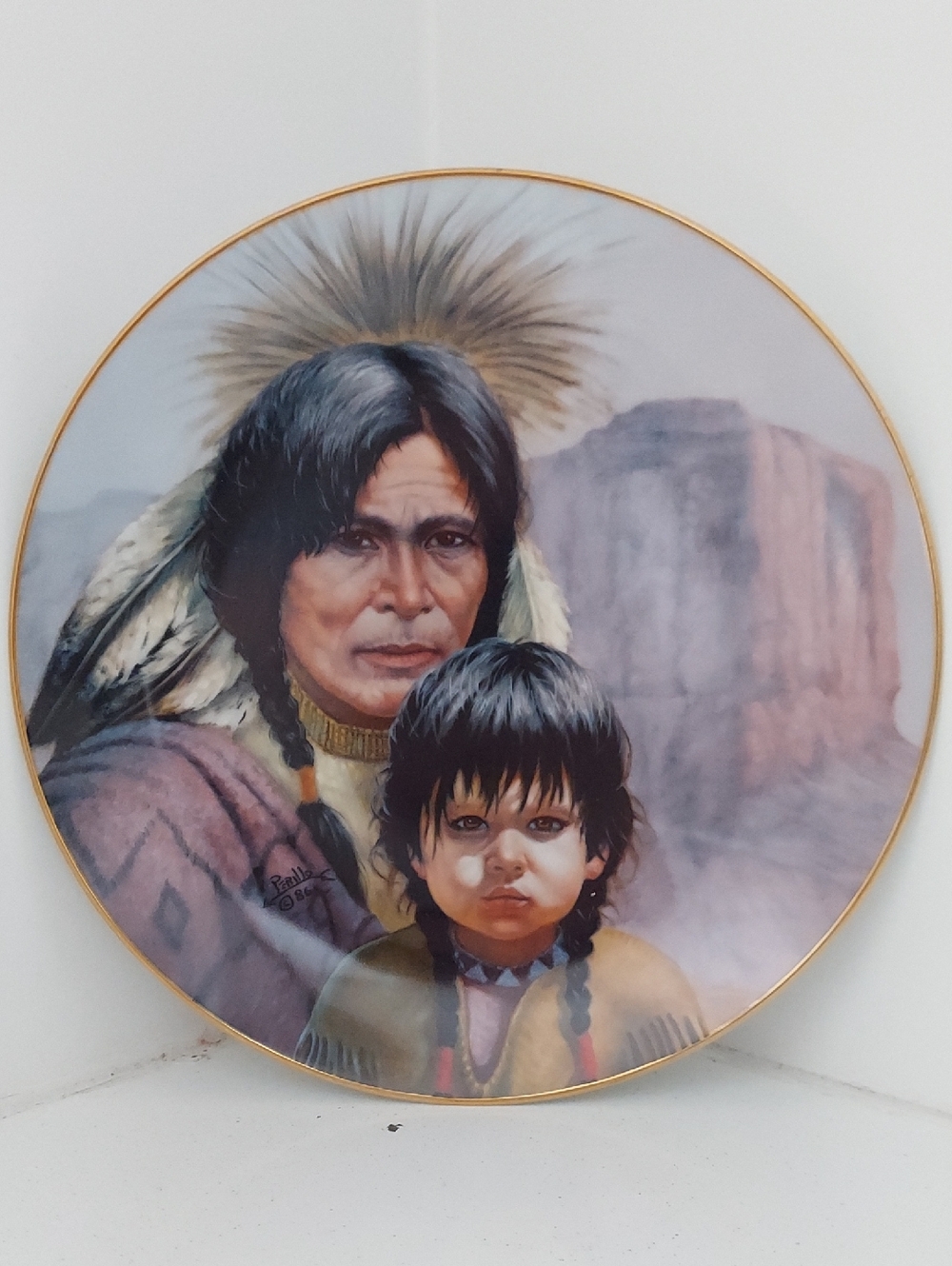 The Cheyenne Nation By Perillo Indian Heritage Plate